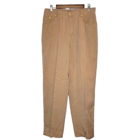 Bella Colori Pants - Bella Colori 100% Tencel Lyocell Relaxed Tan Pants 14